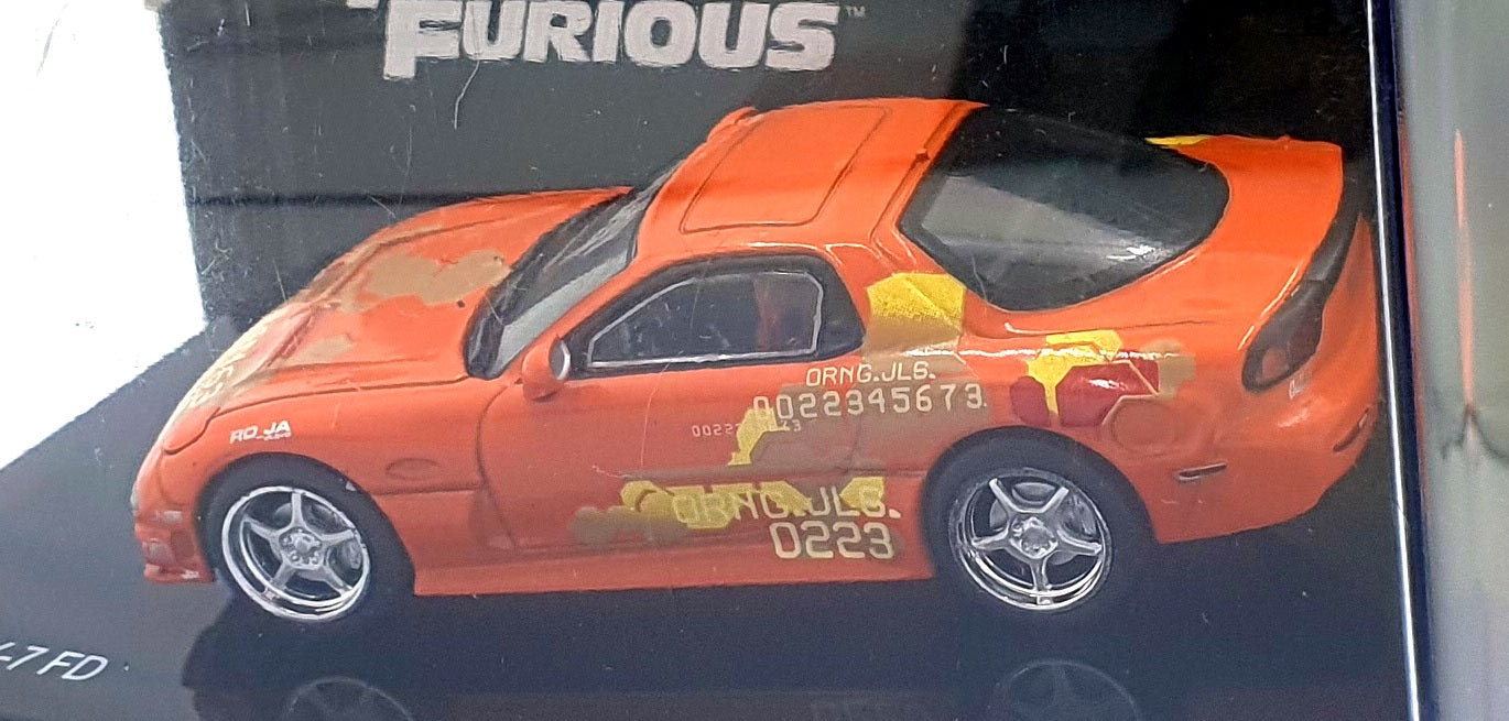 DeAgostini 1/43 Scale F220CMC031 - Fast and Furious Mazda RX-7 FD - Orange