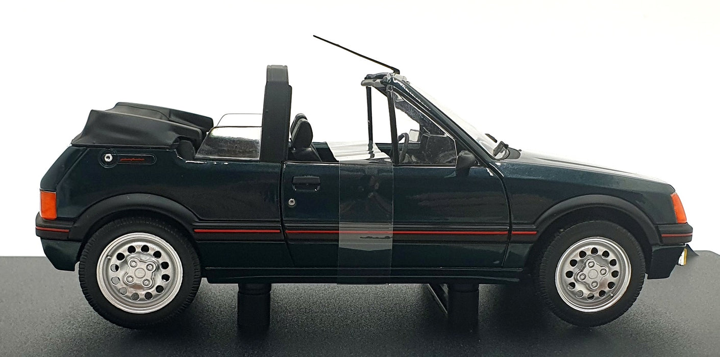 Solido 1/18 Scale Diecast S1806204 - 1986 Peugeot 205 CTI - Met. Green