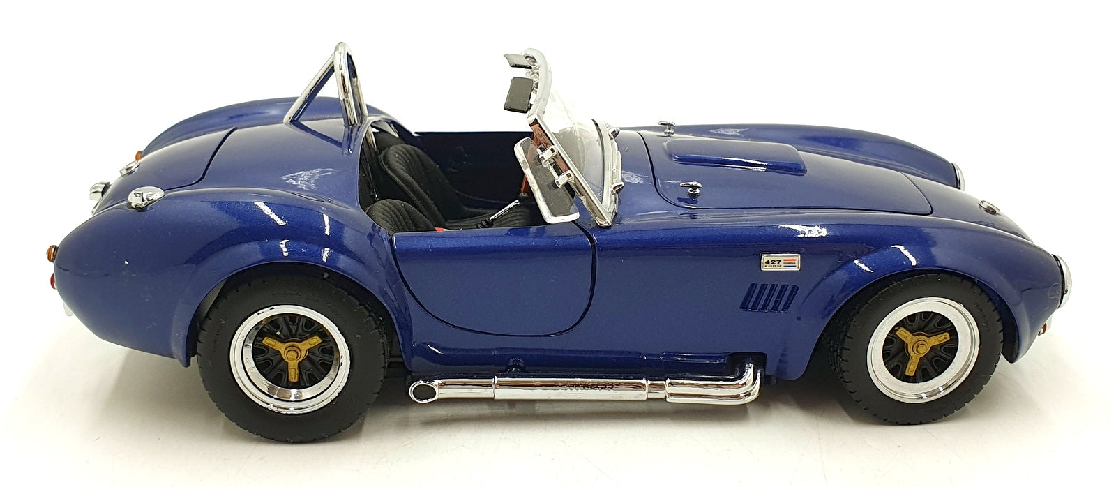 Kyosho 1/18 Scale Diecast 7006 9800 - Shelby Cobra 427 - Metallic Blue