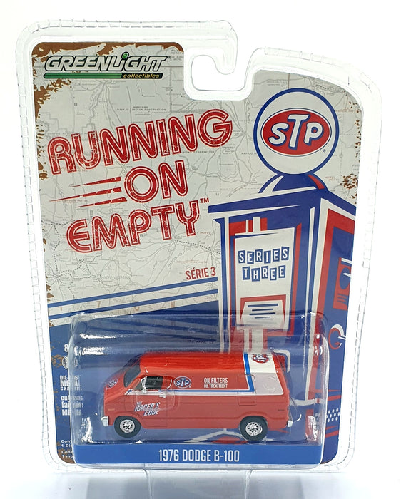 Greenlight 1/64 Scale 41030-C - 1976 Dodge B-100 - Red