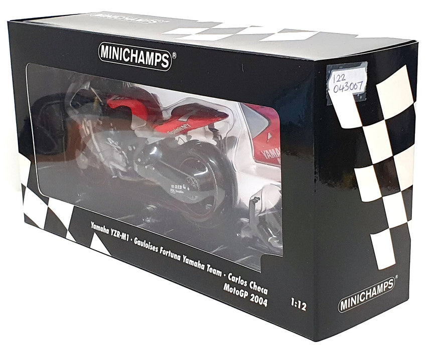 Minichamps 1/12 Scale 122 043007 - Yamaha YZR-M1 #7 C. Checa MotoGP 2004