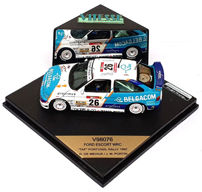Vitesse 1/43 Scale V98076 - Ford Escort WRC "TAP" #26 Portugal Rally 1997