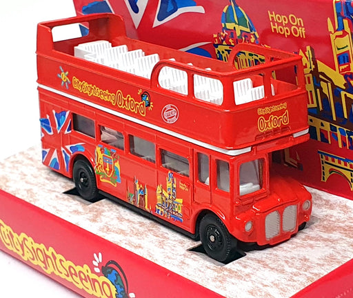 Oxford Diecast 1/76 Scale RM074 - Routemaster Sightseeing Bus Oxford City - Red