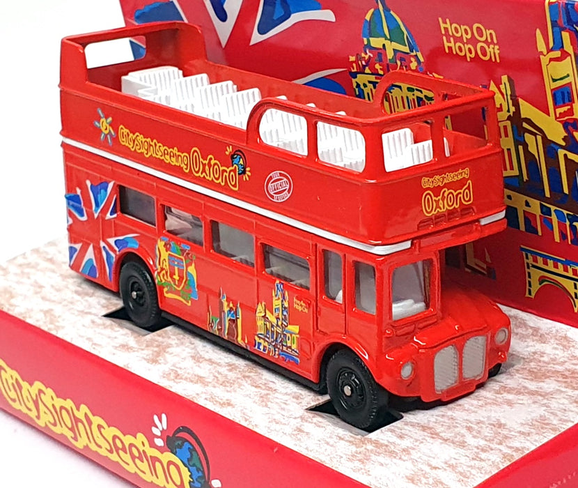 Oxford Diecast 1/76 Scale RM074 - Routemaster Sightseeing Bus Oxford City - Red
