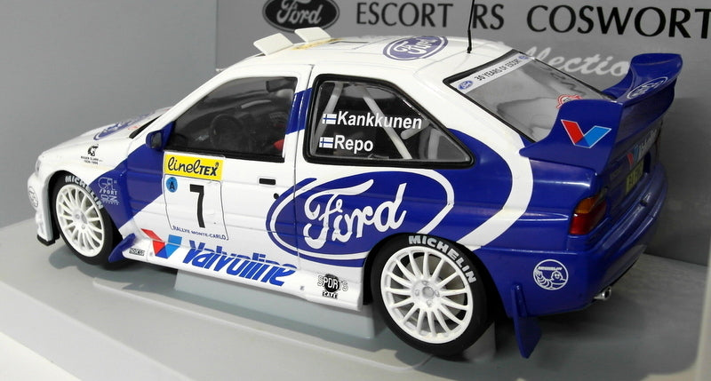 UT Models 1/18 Scale Diecast 39850 Ford Escort Cosworth WRC Kankkunen Repo 1998