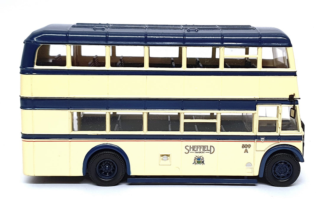 Corgi 1/50 Scale 97827 - Daimler CWA6 Utility Bus Sheffield Corp. - Cream/Blue 