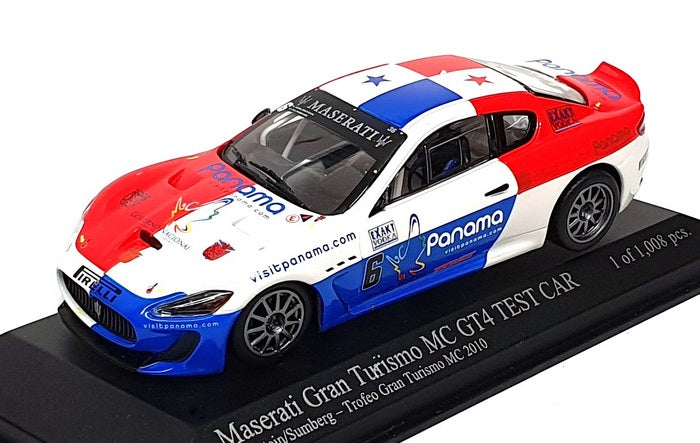 Minichamps 1/43 Scale 400 101206 - Maserati Gran Turismo MC GT4 Test Car 2010