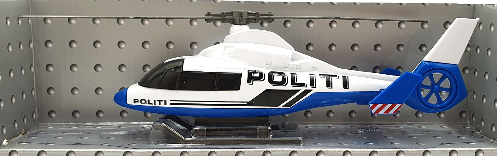 Cararama 1/43 Scale 001043C - Politi Helicopter - Blue