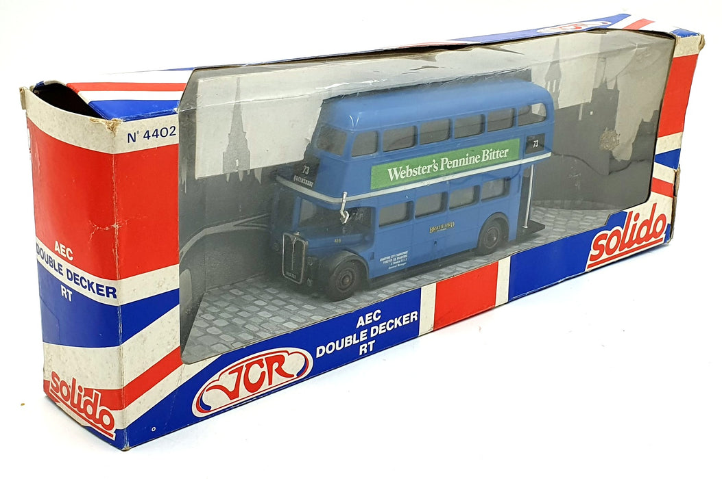 Solido 1/50 Scale 4402 - AEC Double Decker RT Bus R73 Webster's Pennine Bitter