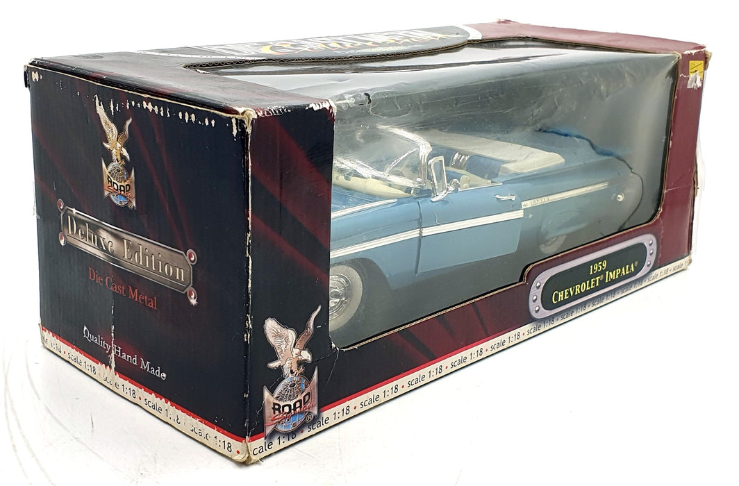 Road Signature 1/18 Scale Diecast 92118 - 1959 Chevrolet Impala - Blue