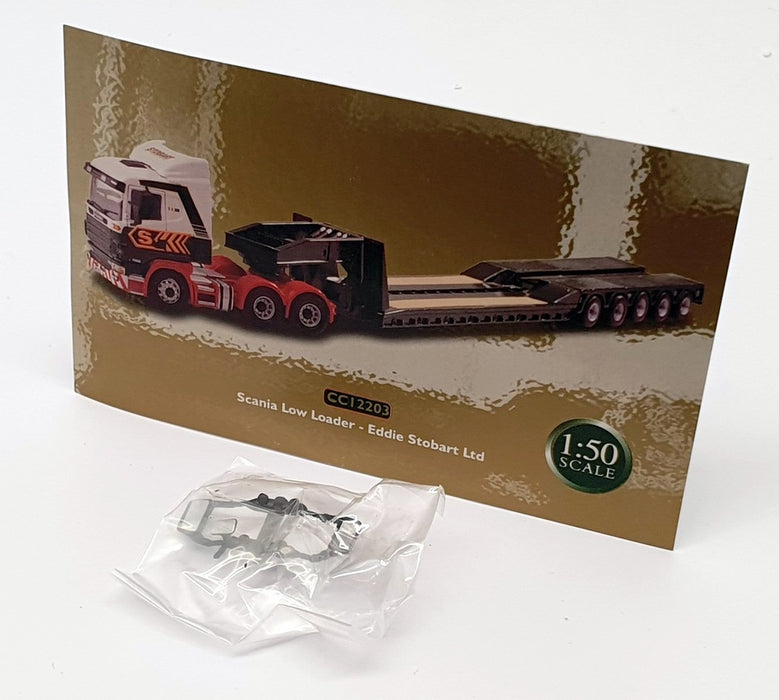 Corgi 1/50 Scale CC12203 - Scania Low Loader - Eddie Stobart Ltd.