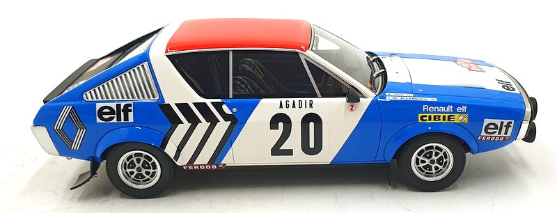Otto Mobile 1/18 Scale Resin OT357C - Renault 17 Monte-Carlo 1975 J-F Piot  #20