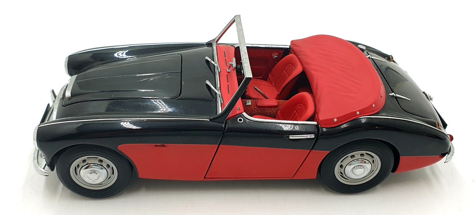 Kyosho 1/18 Scale Diecast 22426K - Austin Healey 3000 - Black/Red