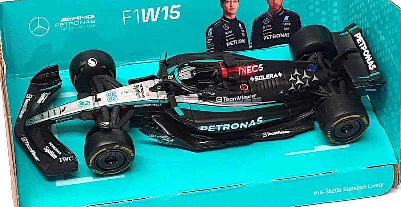 Burago 1/43 Scale 18-38176R - F1 Mercedes AMG F1W15 #63 Russell