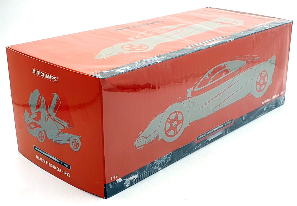 Minichamps 1/18 Scale Diecast 530 133422 - 1993 McLaren F1 Road Car - Red