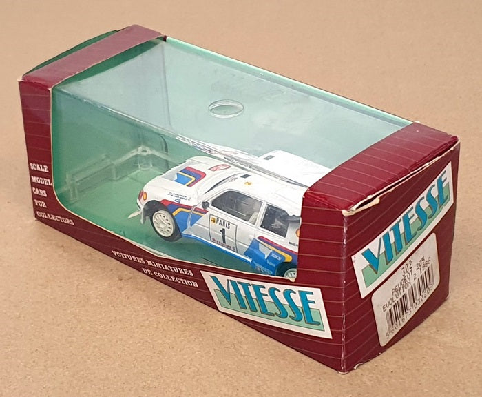 Vitesse 1/43 Scale 302 - Peugeot 205 Turbo Evo 2 #1 Monte Carlo Rally 1986