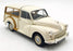 Minichamps 1/18 Scale Diecast DC23426B - Morris Minor Traveller - White/Brown