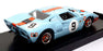 Bang 1/43 Scale 1007 - Ford GT40 #9 Le Mans 1968 - Lt. Blue/Orange