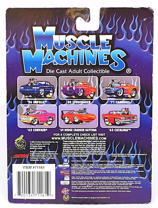 Muscle Machines 1/64 Scale 71161 04-60 - 1962 Pontiac Catalina - Mauve