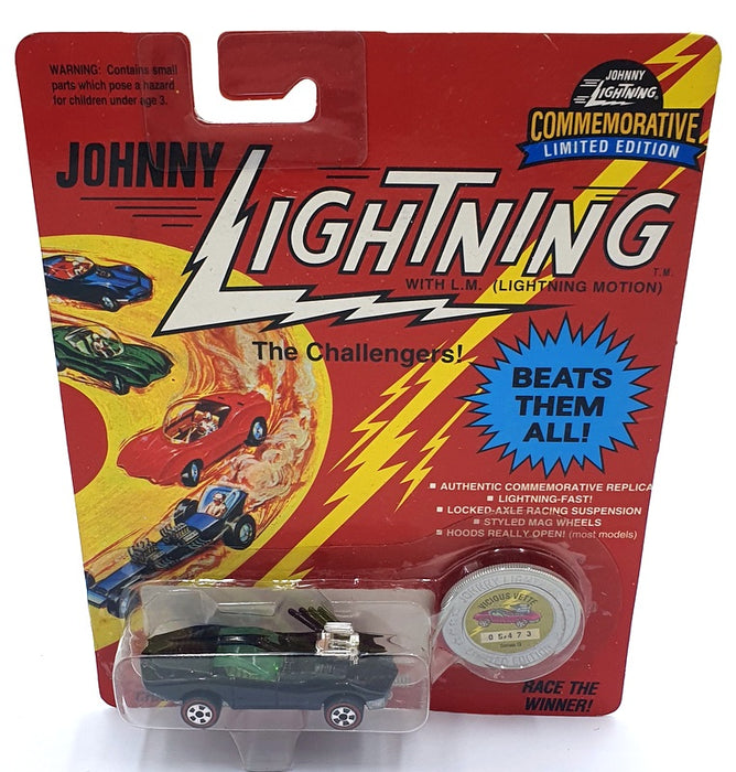 Johnny Lightning 1/64 Scale 100-170 - The Challengers Vicious Vette - Black