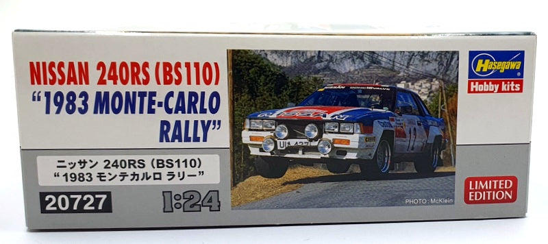 Hasegawa Kits 1/24 Scale 20727 - Nissan 240RS (BS110) 1983 Monte Carlo Rally #12