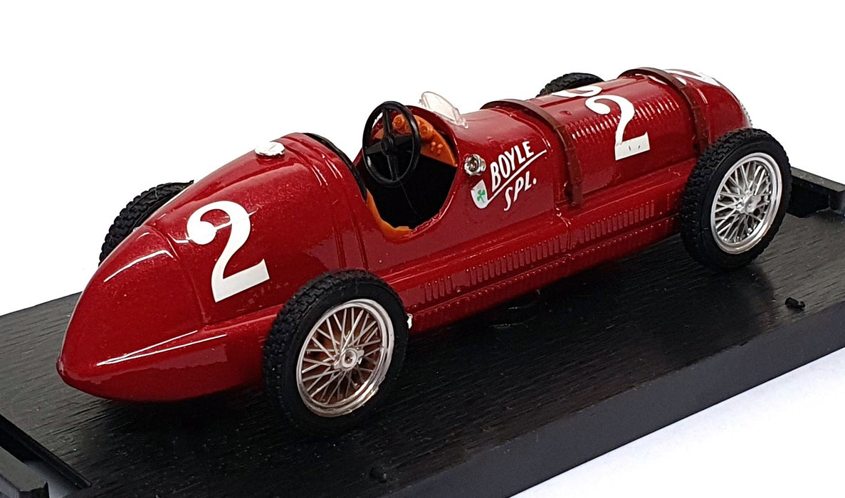 Brumm 1/43 Scale R75 - 1950 Maserati HP350 Boyle SPL Race Car #2 Dk. Red