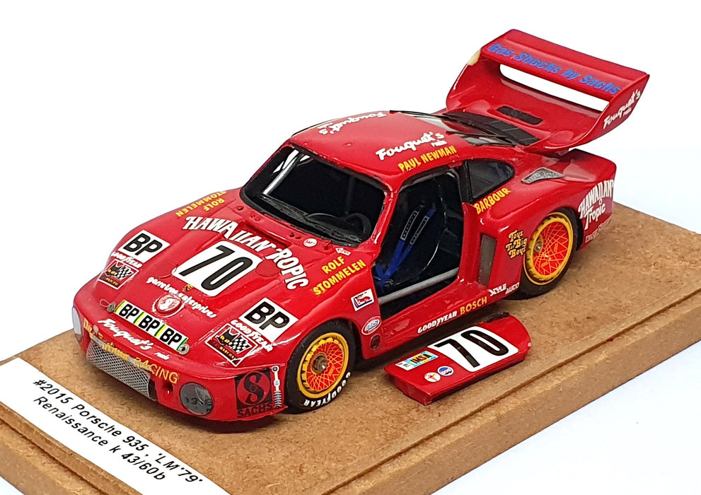 Renaissance 1/43 Scale K 43/60B - Porsche 935 #70 Le Mans 1979 - Red