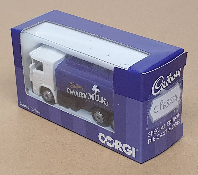 Corgi Appx 7.5cm Long Diecast CP63224 - Scania Tanker Truck Cadbury's Dairy Milk