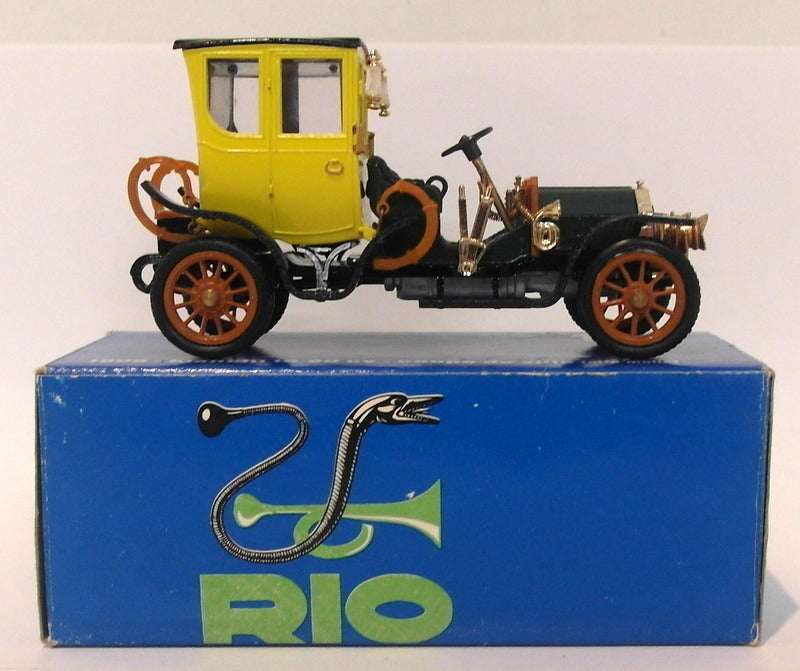 Rio Models 1/43 Scale RIO18 - 1906 Bianchi 15/20 CV Coupe De Villei - Yellow
