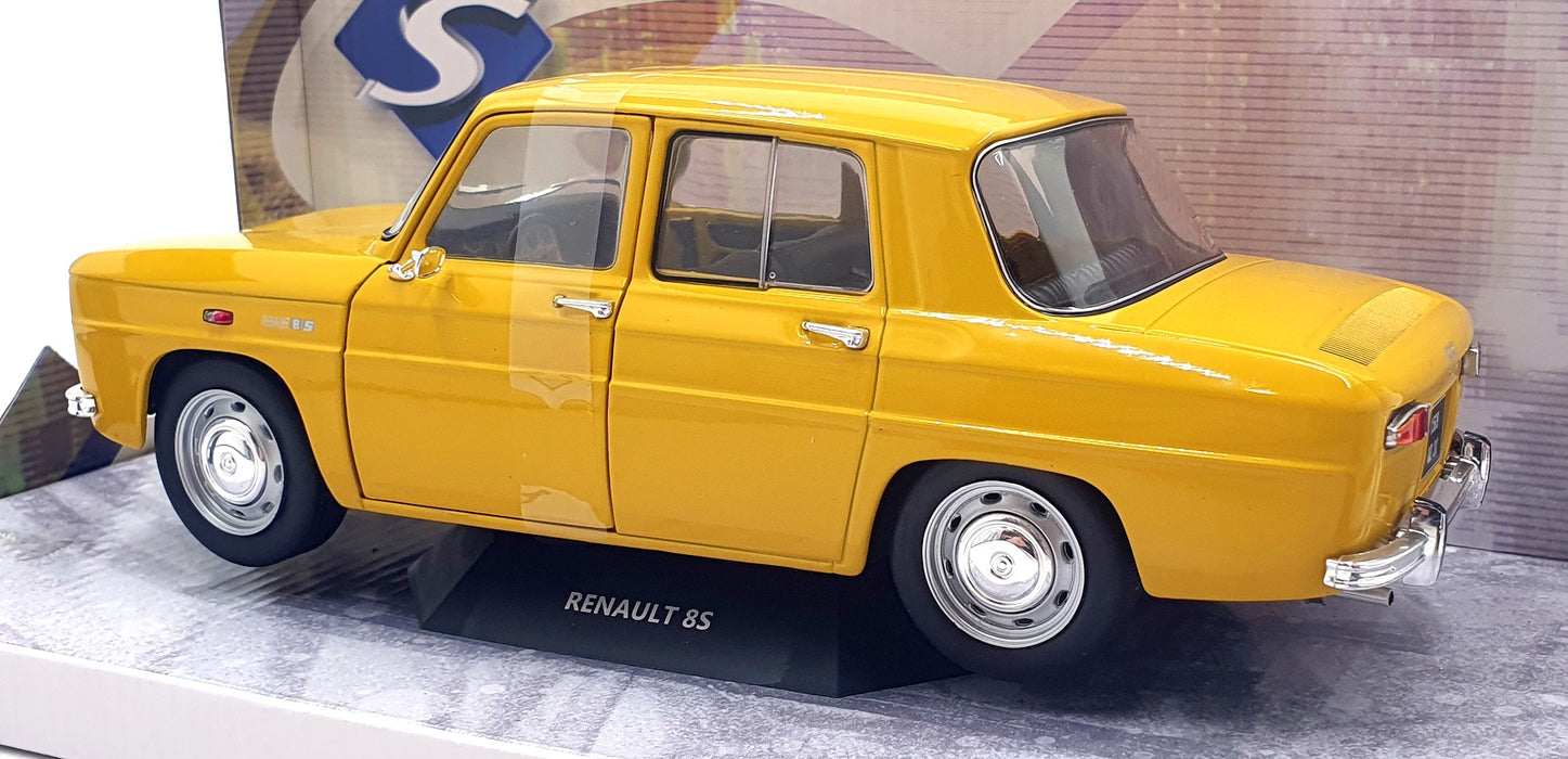 Solido 1/18 Scale Diecast S1803609 - 1968 Renault 8S - Yellow