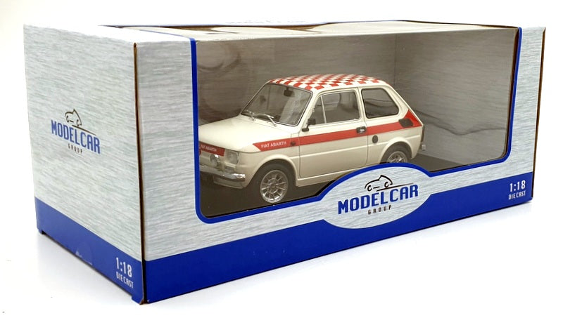 Model Car Group 1/18 Scale MCG18325 - Fiat 126 - White