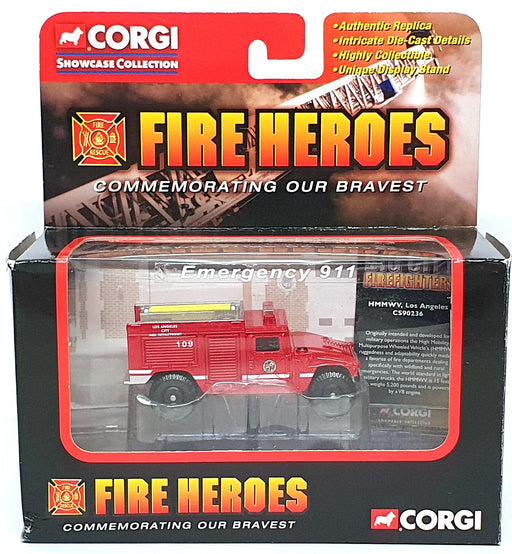 Corgi Diecast CS90236 - HMMWV Fire Pumper Los Angeles Fire Dept. - Red