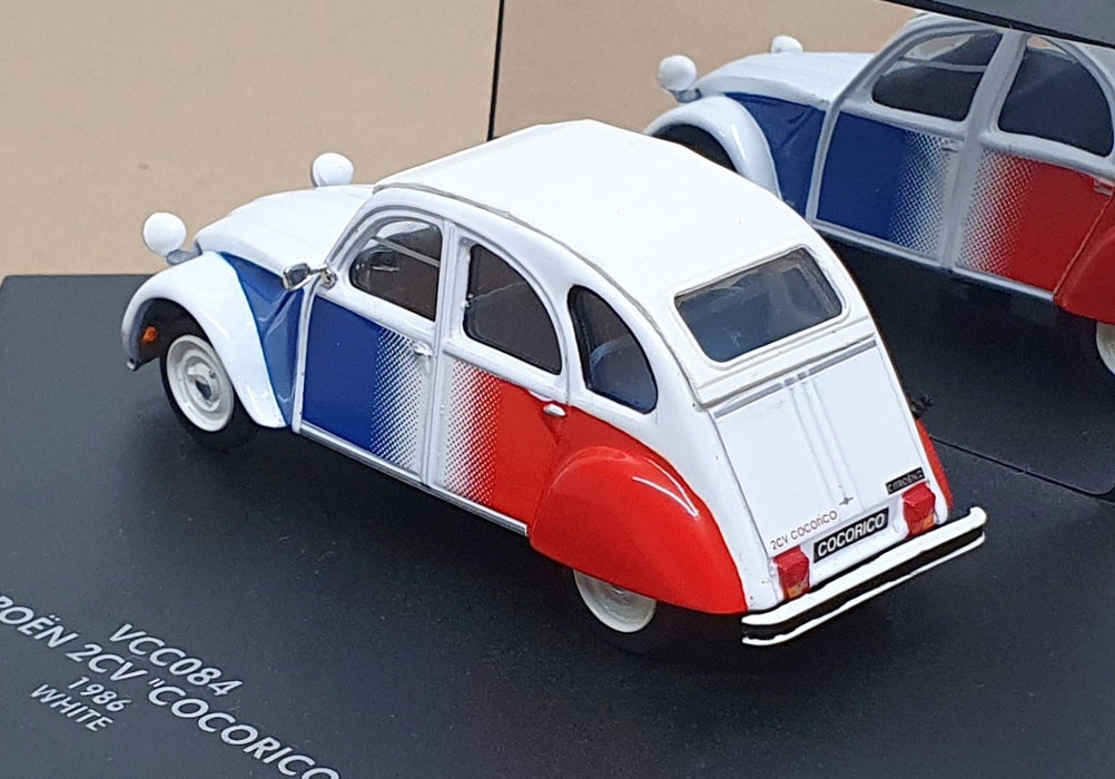 Vitesse 1/43 Scale Diecast VCC084 - 1986 Citroen 2CV Cocorico - White