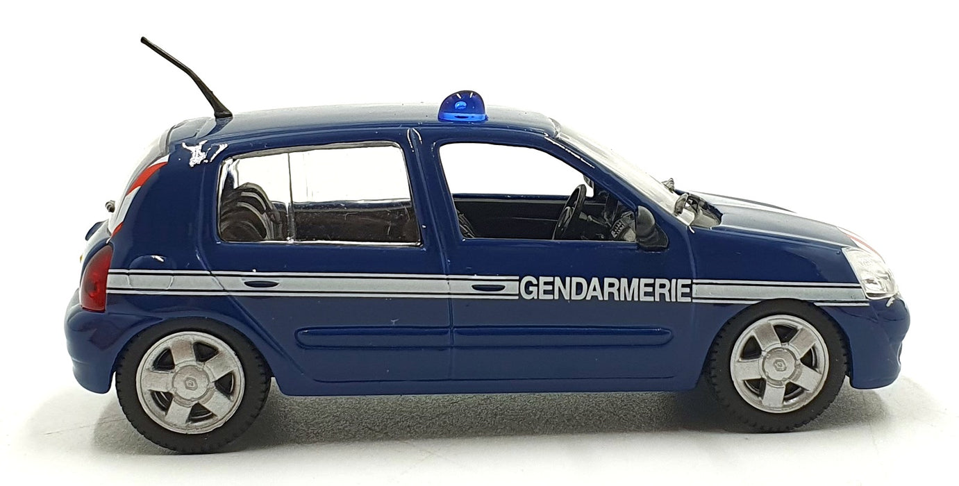 Norev Hachette 1/43 Scale GF4596 - 2003 Renault Clio 2 Gendarmerie - Police Car
