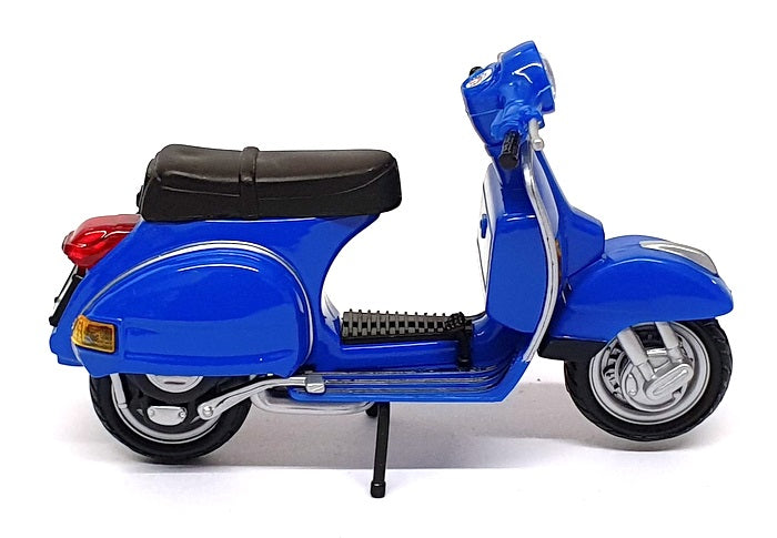 Kandy Toys Appx  cm Long Diecast M 584 - Super Motorscooter - Blue