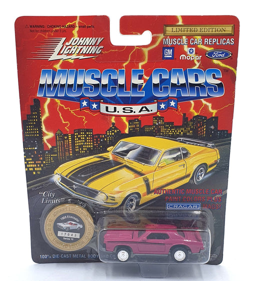 Johnny Lightning 1/64 Scale 200-200 Muscle Cars USA 1969 Mercury Eliminator Pink