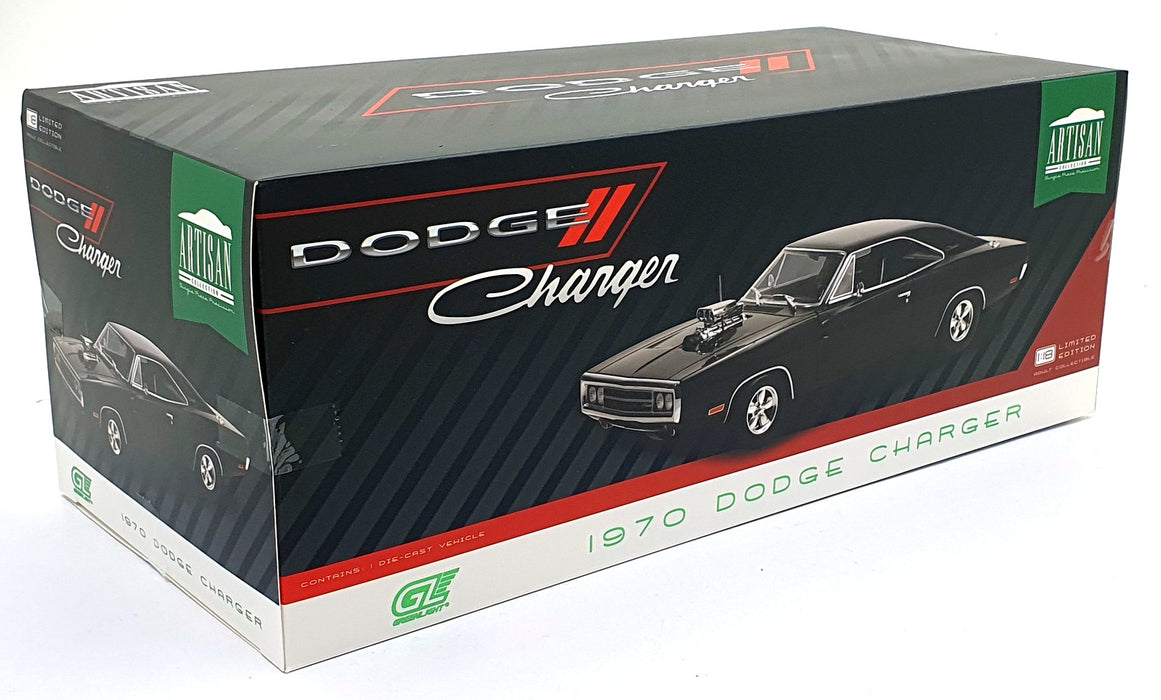 Greenlight 1/18 Scale Diecast 19122 - 1970 Dodge Charger - Black