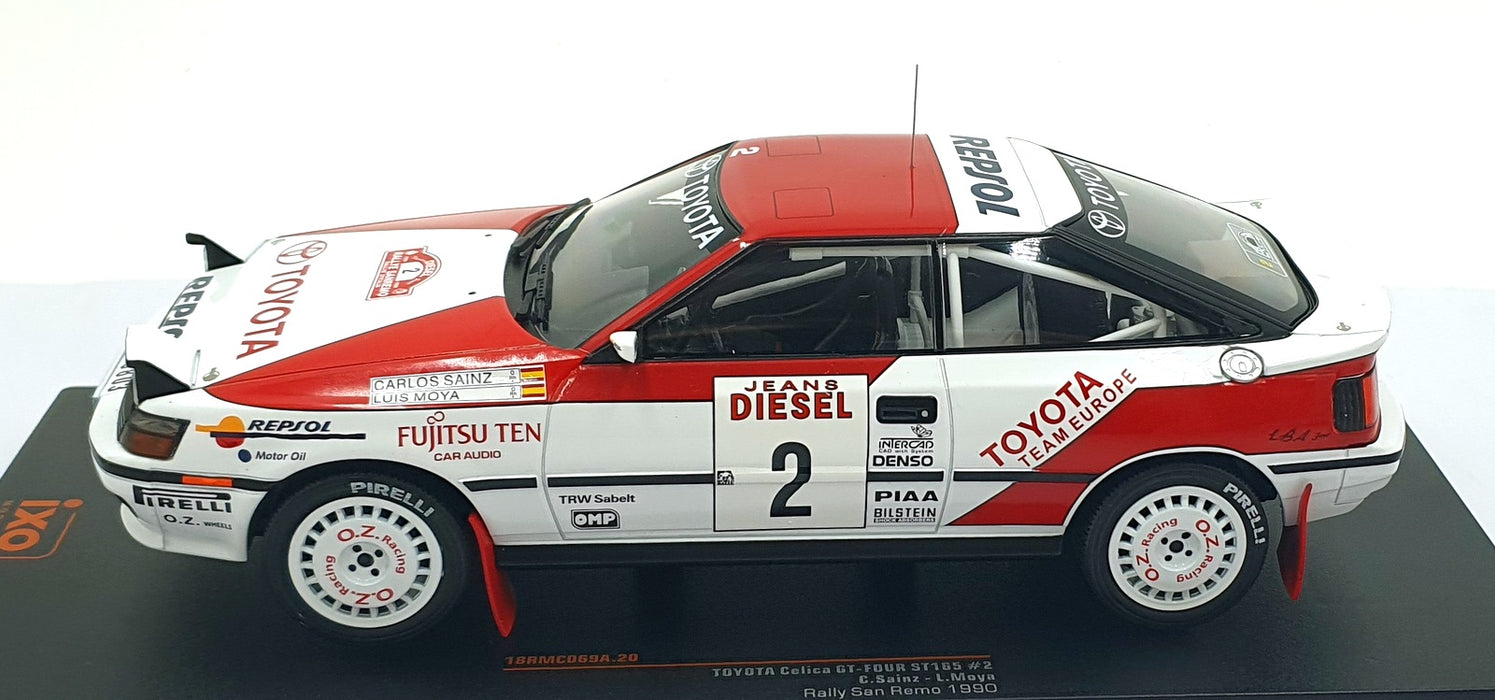 Ixo 1/18 Scale 18RMC069A.20 - Toyota Celica GT-Four ST165 #2 San Remo 1990