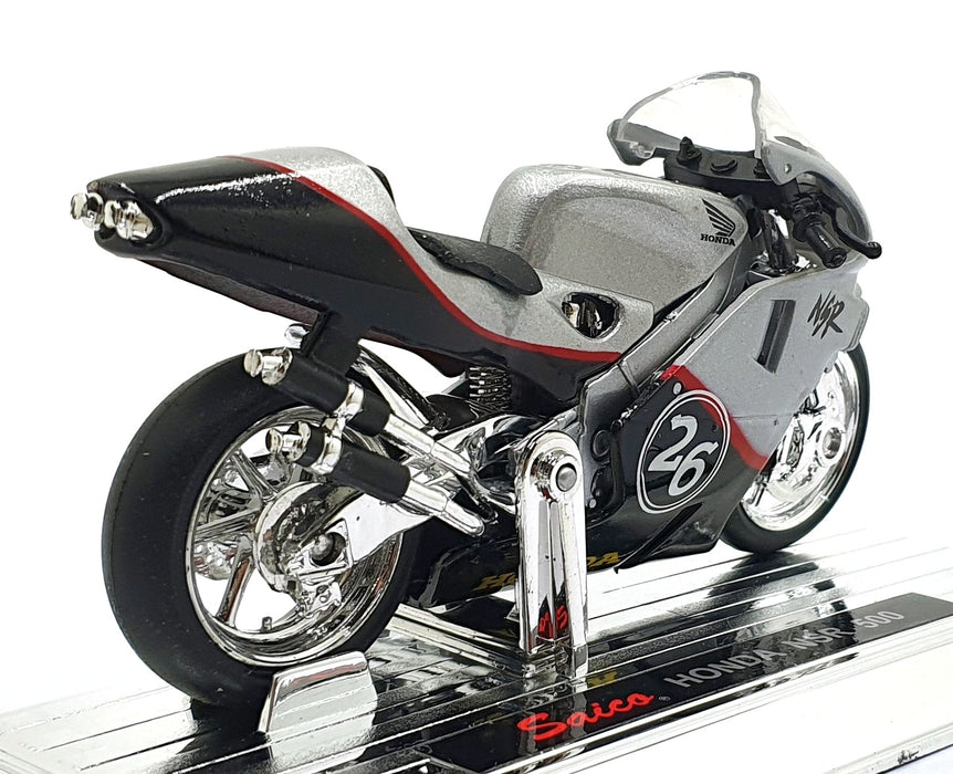 Saico 1/18 Scale Diecast TY3155 - Honda NSR #26 Motorbike - Silver