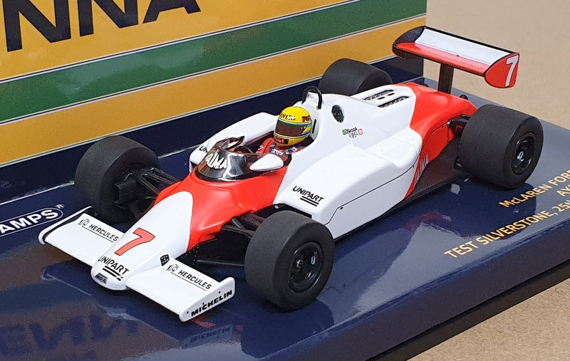 Minichamps 1/43 Scale 540 834307 McLaren Ford MP4/1C Test Silverstone 1983 Senna