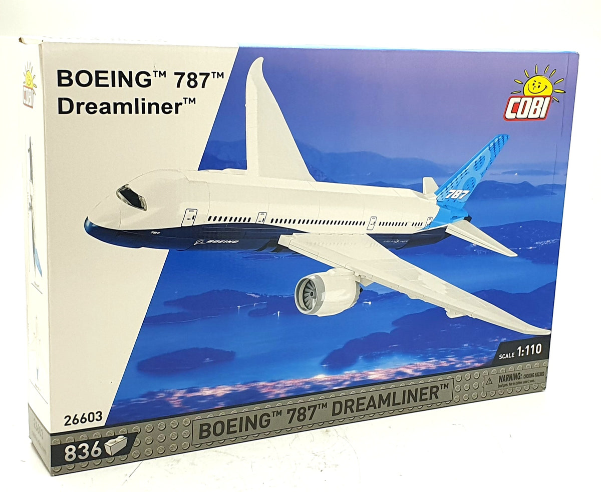 Cobi Bricks 1/110 Scale 26603 - Boeing 787 Dreamliner Aircraft - USA ...