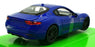 Welly NEX 1/24 Scale Diecast 24125W-M.BU - Maserati Granturismo Flogore Blue