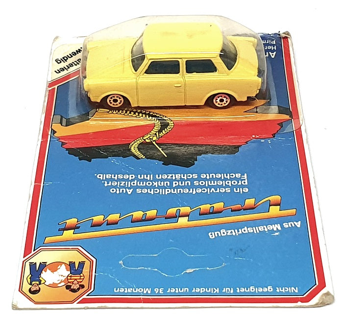 Pkw Modellautos 1/55 Scale 300/0489 - Trubant - Yellow