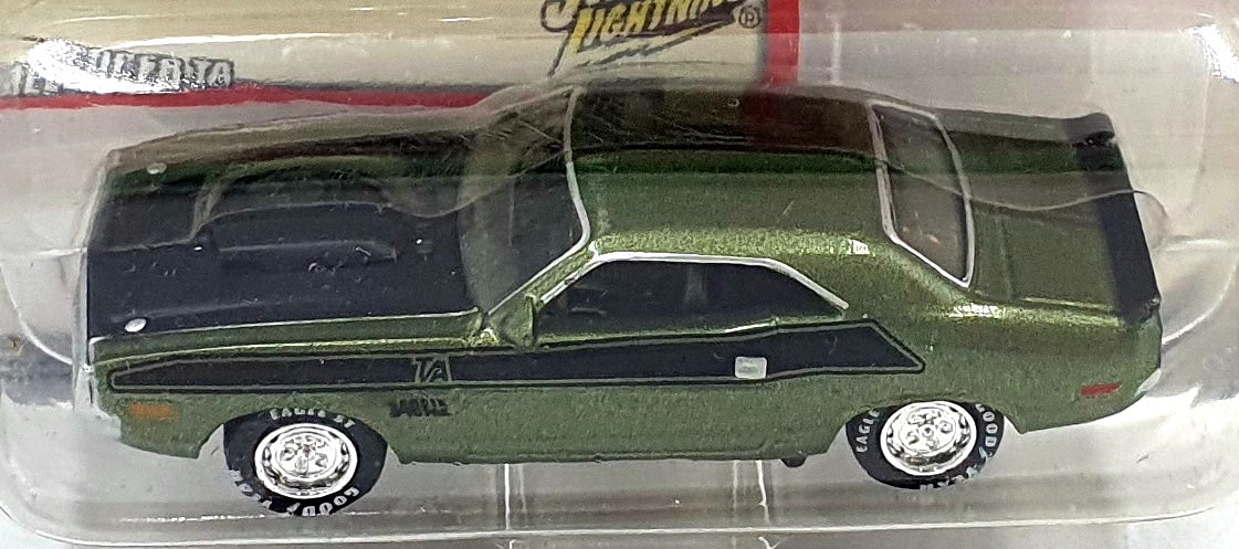 Johnny Lightning 1/64 Scale JL 239-02 - 1970 Dodge Charger TA - Green