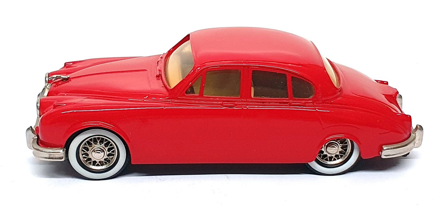 Classic 43 1/43 Scale 1001 - 1959-67 Jaguar MkII Saloon Export Spec - Red