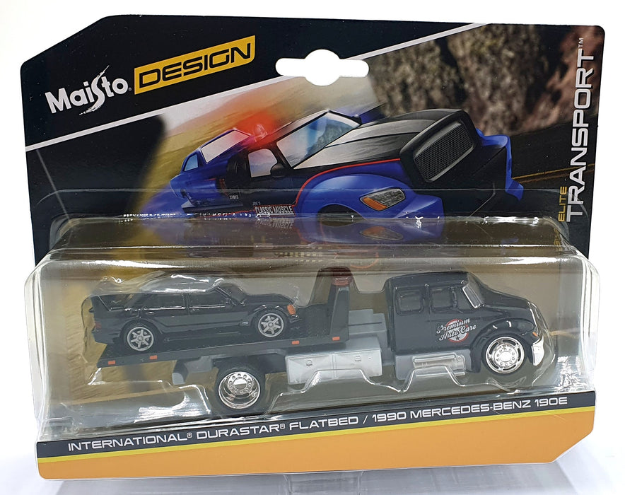Maisto 1/64 Scale Diecast 15055 1990 Mercedes-Benz 190E/Durastar Flatbed