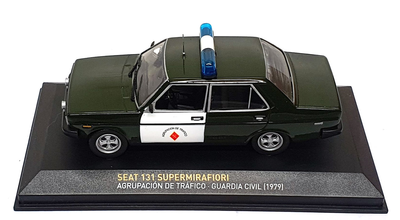 Altaya 1/43 Scale SM131 - 1979 Seat 131 Supermirafiori Spain Police Car - Green