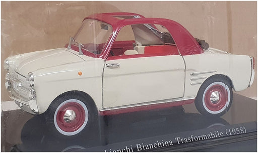 Fabbri 1/24 Scale FBR01 - 1958 Autobianchi Bianchina - White/Red