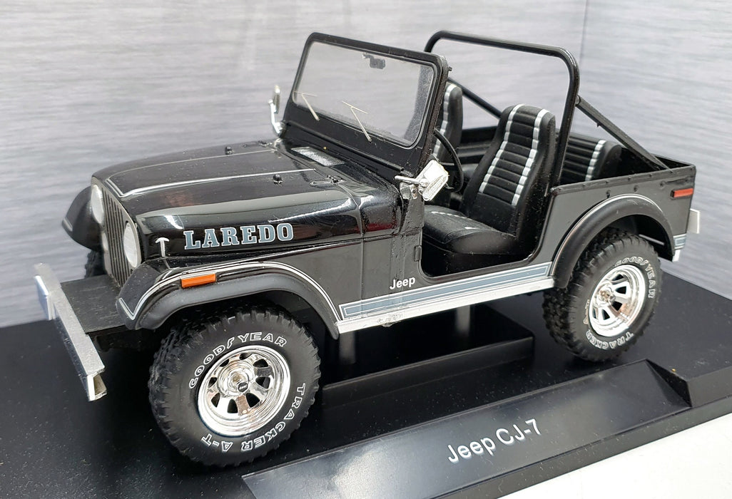 Model Car Group 1/18 Scale MCG18108 - Jeep CJ-7 Laredo - Black