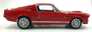 KK Scale 1/12 Scale KKDC120173 - 1967 Ford Shelby GT500 - Red/White